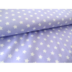 Baumwolle Sterne flieder